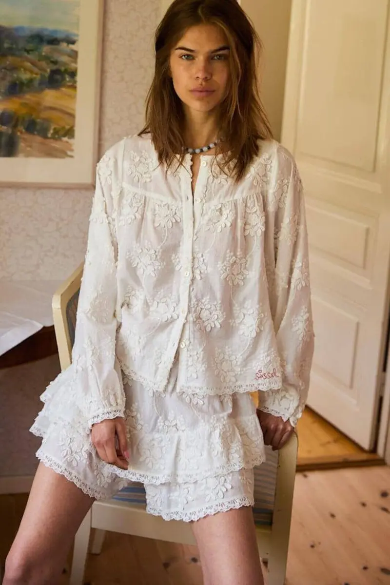 Sissel Edelbo - Delphine Top SE 1808 - Off White