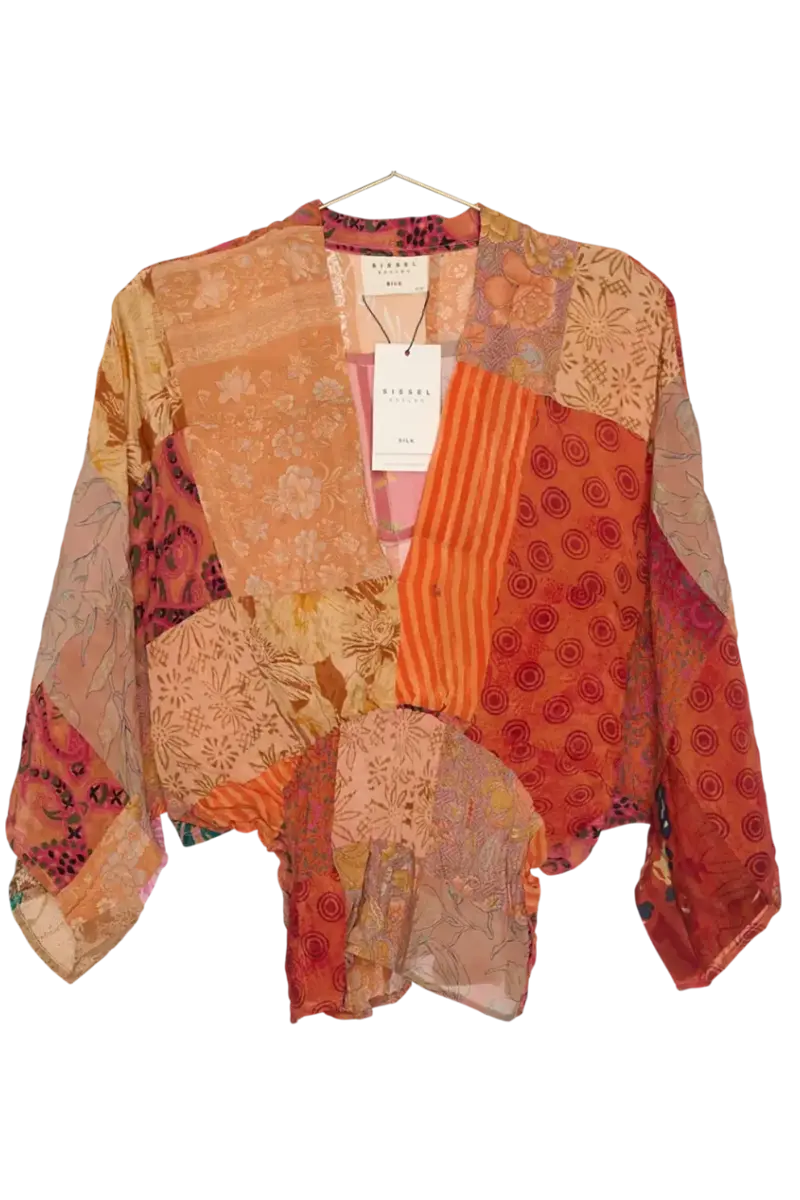 Sissel Edelbo - Juno SILK Patchwork Top SE 1755-1 - No. 136