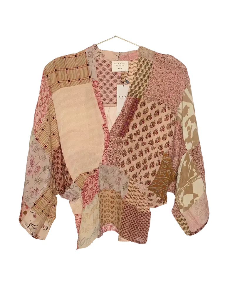 Sissel Edelbo - Juno SILK Patchwork Top SE 1755-1 - No. 162