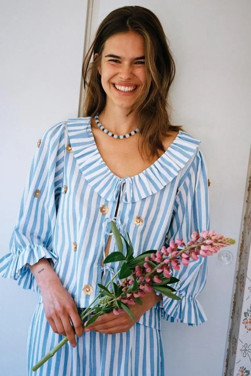 Sissel Edelbo - Kiki Top SE 1815 - Blue Stripes