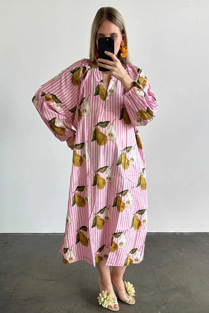 Sissel Edelbo - Lara Dress SE 1718 - Pear Pink