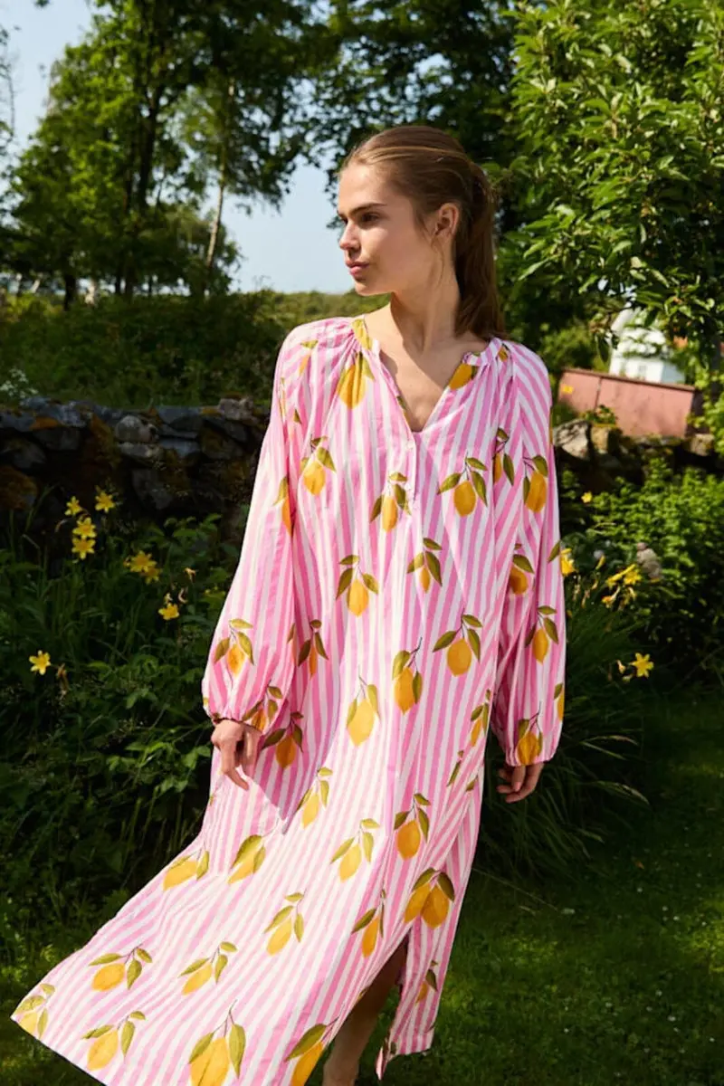 Sissel Edelbo - Lara Dress SE 1816 - Pink Lemons