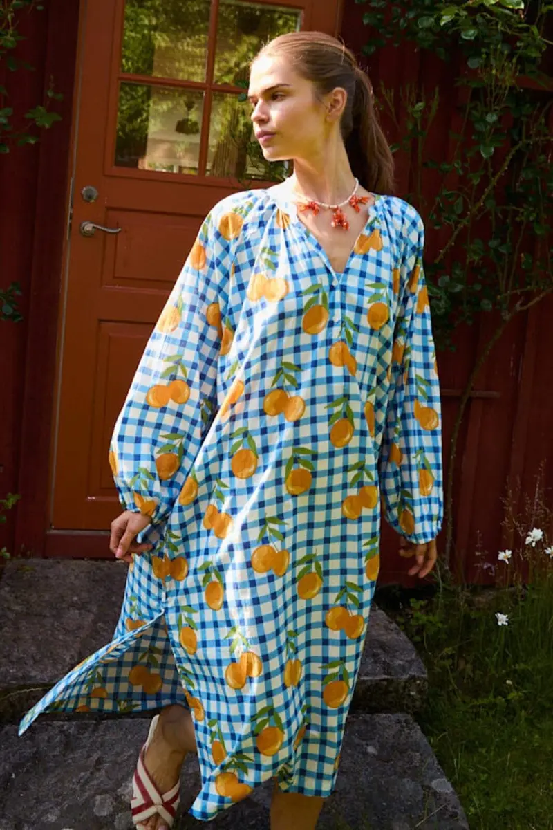 Sissel Edelbo - Lara Dress SE 1817 - Blue Orange