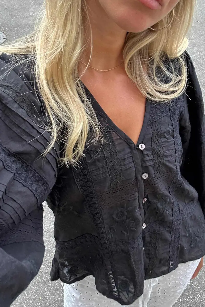 Sissel Edelbo - Mabel Shirt SE 1822 - Almost Black