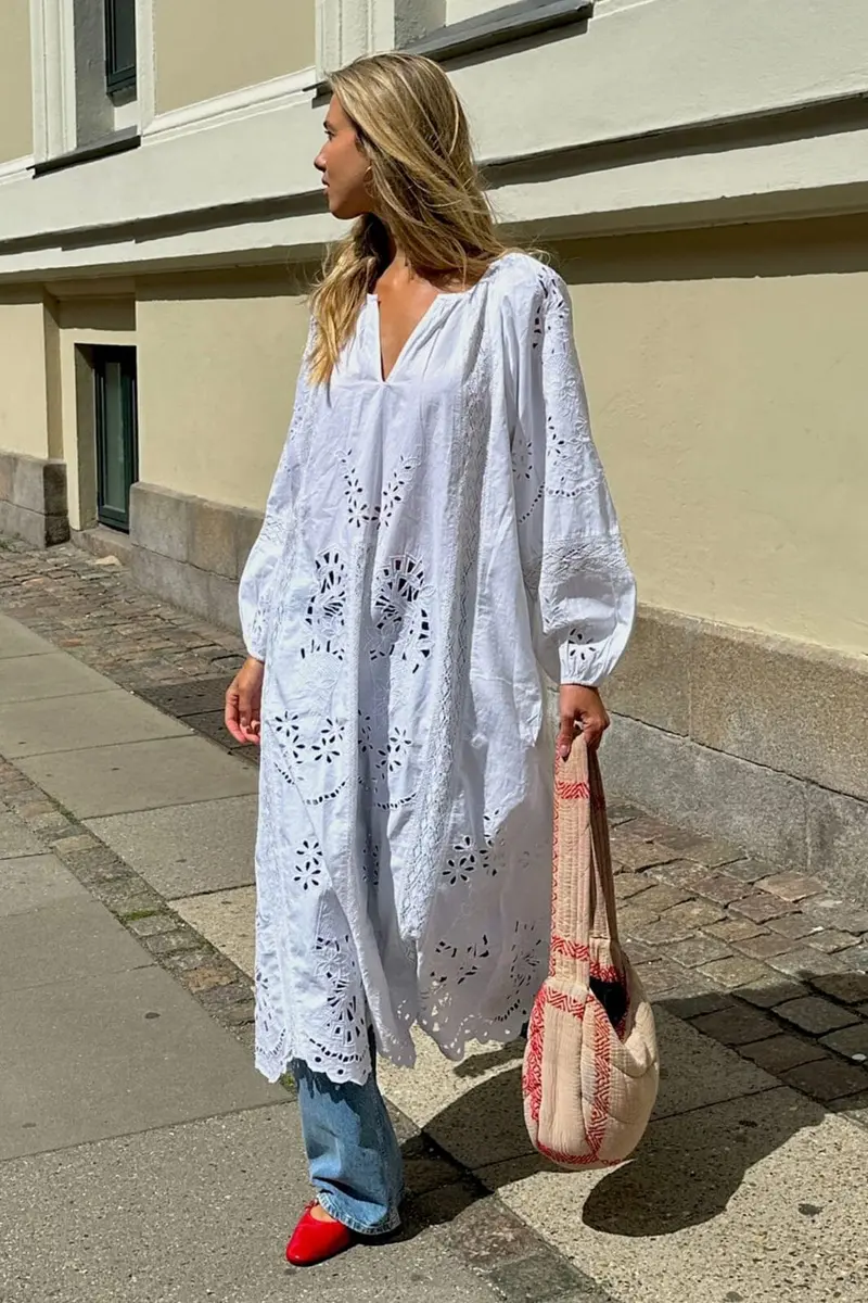 Sissel Edelbo - Mila Dress SE 1240 - Ecru