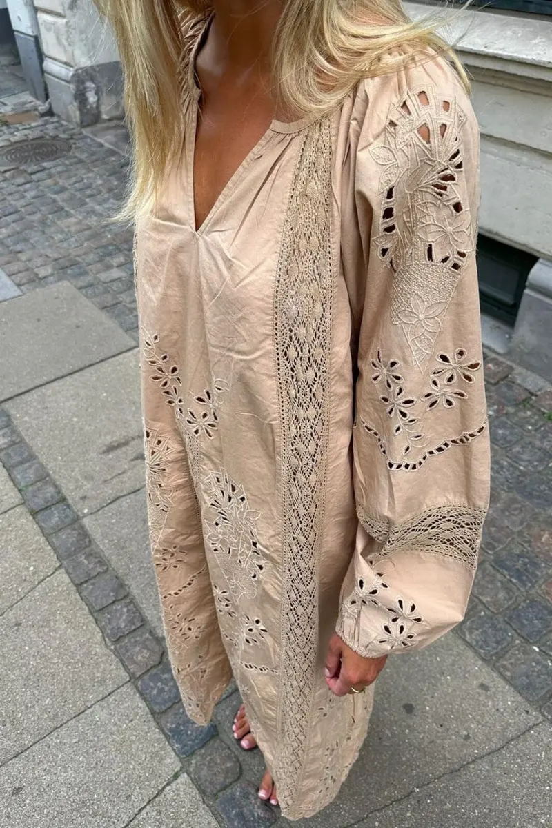 Sissel Edelbo - Mila Dress SE 1684 - Beige