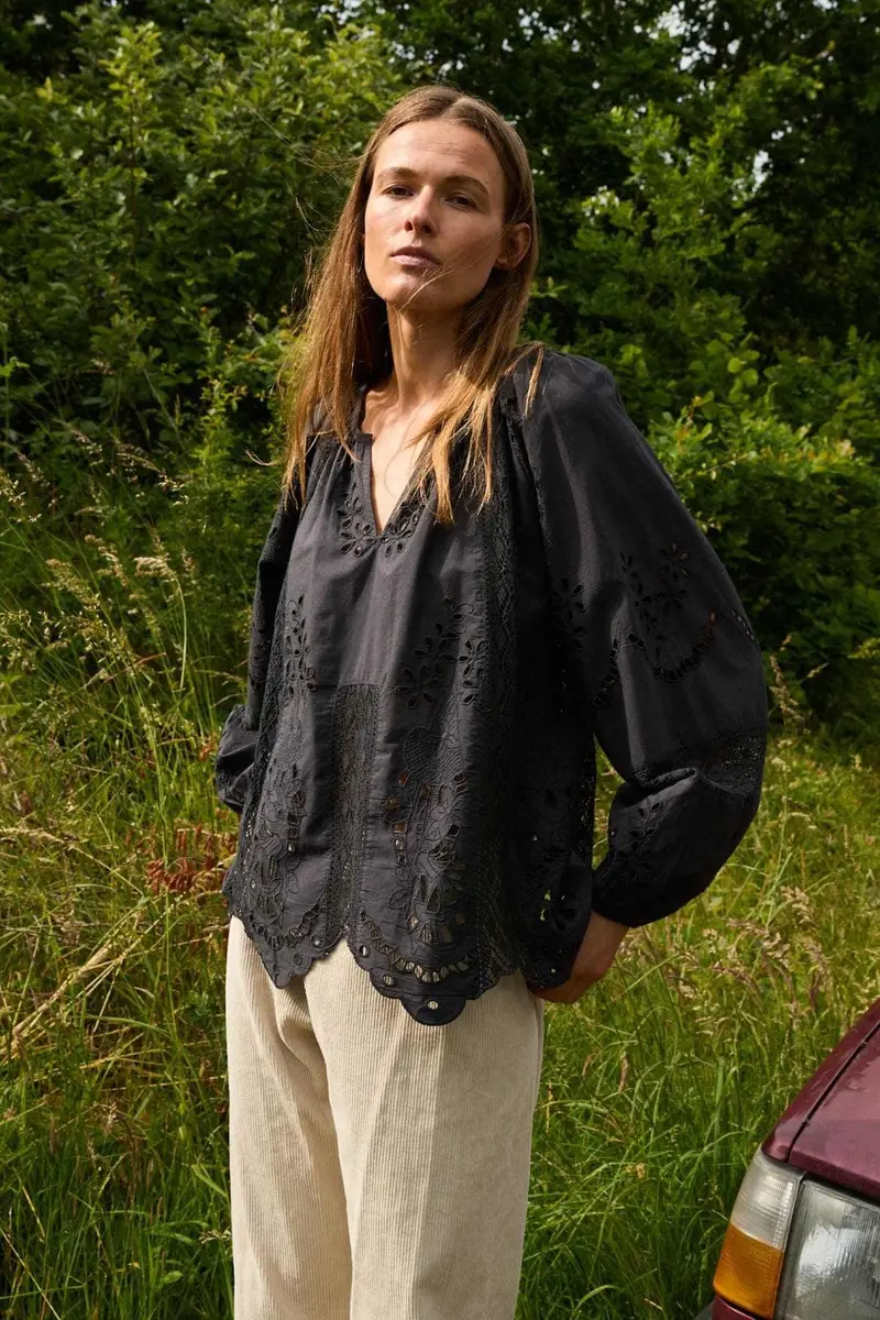 Sissel Edelbo - Mila Top SE 1781 - Almost Black