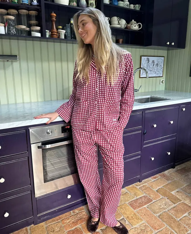 Sissel Edelbo - Nuit Pyjamas Set SE 2034 - Berry Hedge