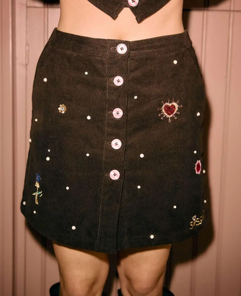 Sissel Edelbo - Rita Skirt SE 2036 - Brown
