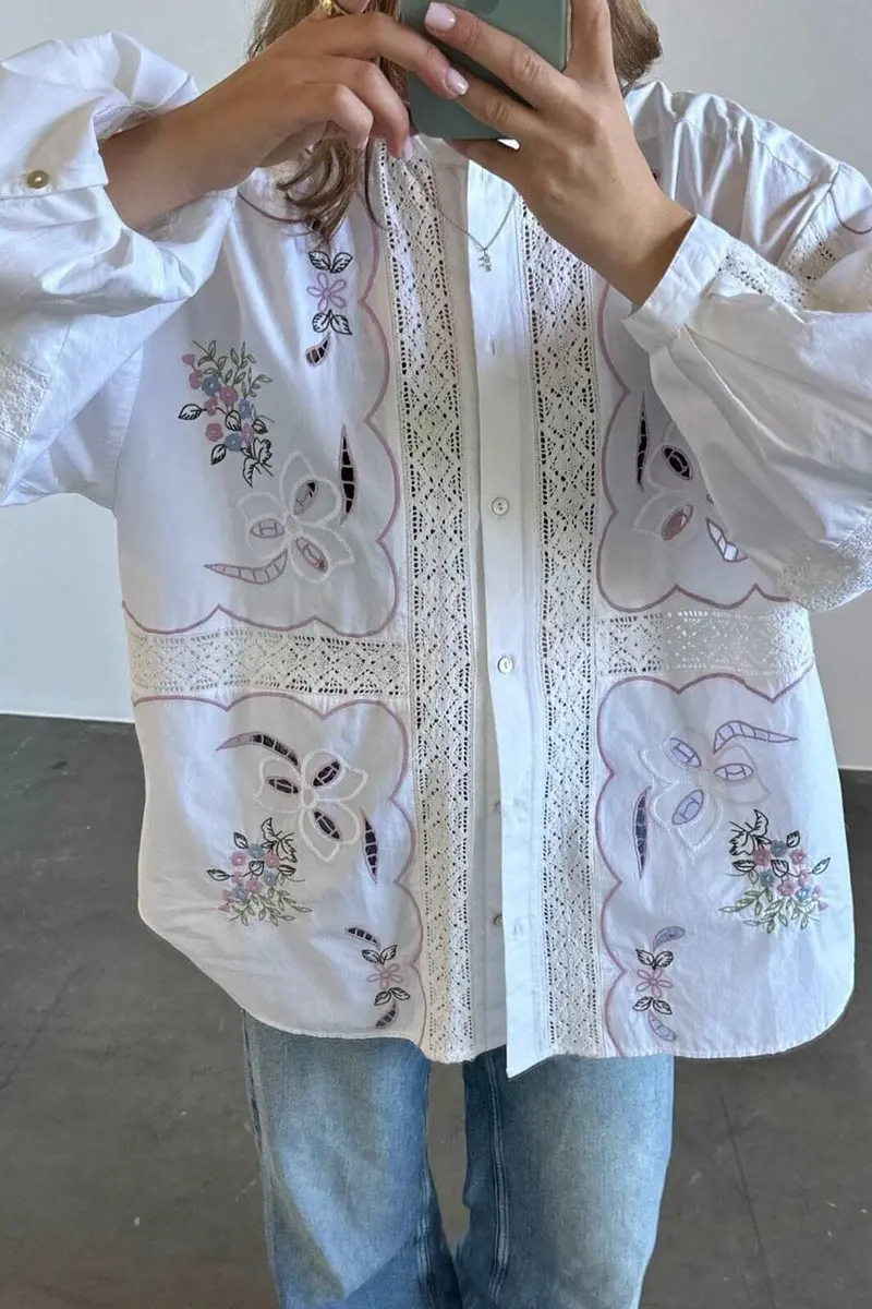 Sissel Edelbo - Sada Shirt SE 1789 - White Pastel