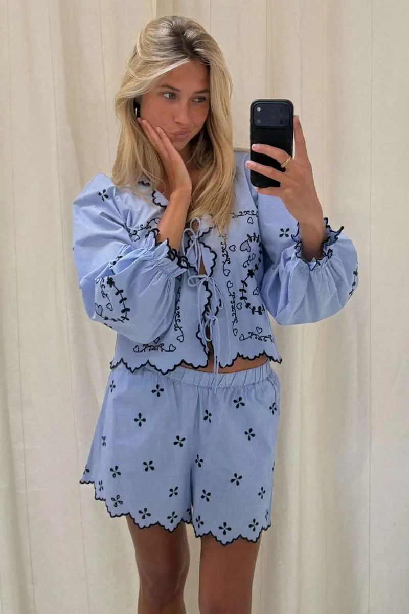 Sissel Edelbo - Tone Top SE 1838 - Blue Chambray