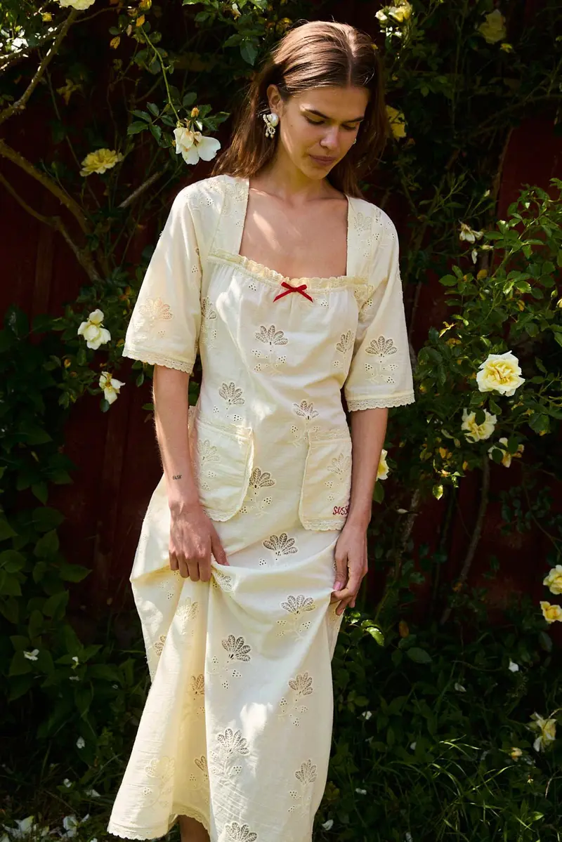 Sissel Edelbo - Viviette Dress SE 1840 - Pastel Yellow