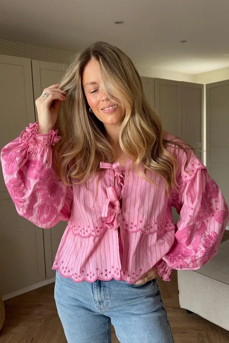 Sissel Edelbo x Molly&My - Martha Top SE 972.5 - Printed Stripes