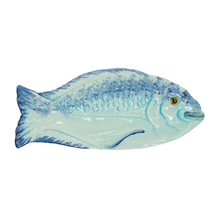 Skeholder med fisk | Fad | Keramik