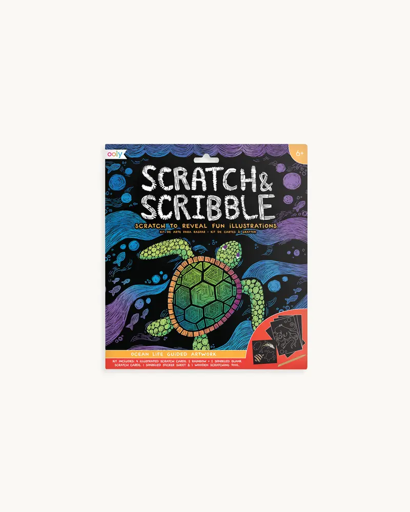 Skrabekort 'Ocean Life'