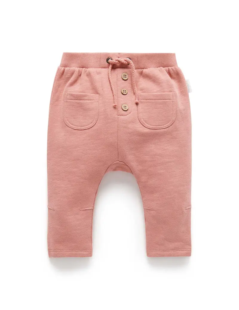 Slouchy Track Pants - Nectarine