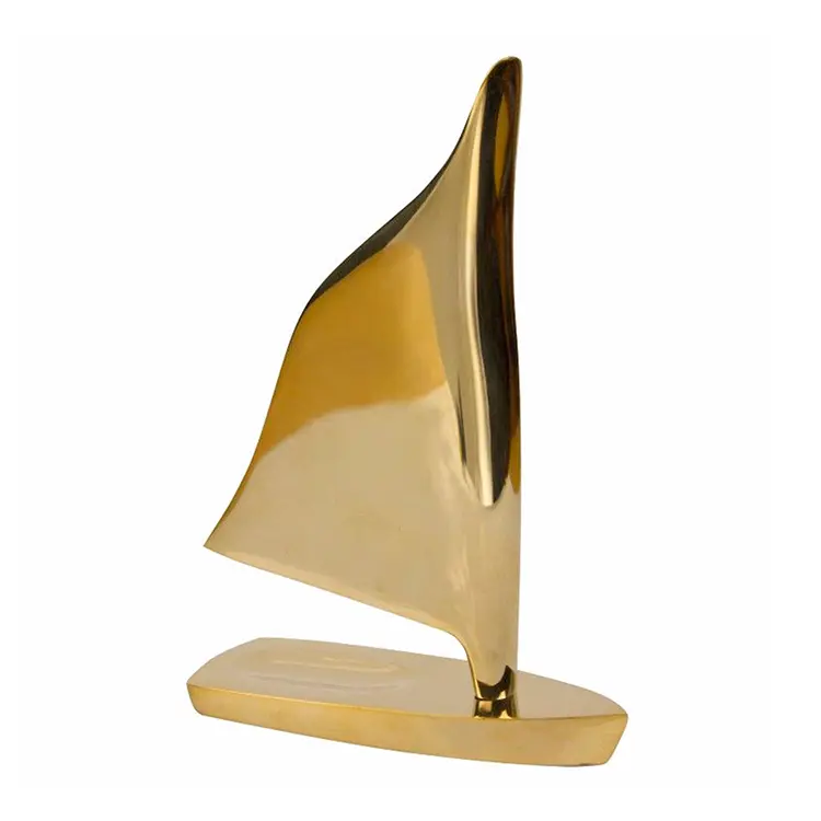 Small Brass Sailing Boat | Lille | Modelskib | Messing