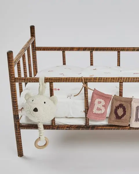 Smallstuff Musik uro bamse, uld bouclé, off. white
