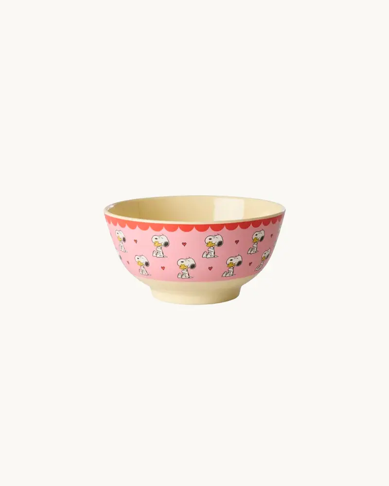 Snoopy Skål Pink