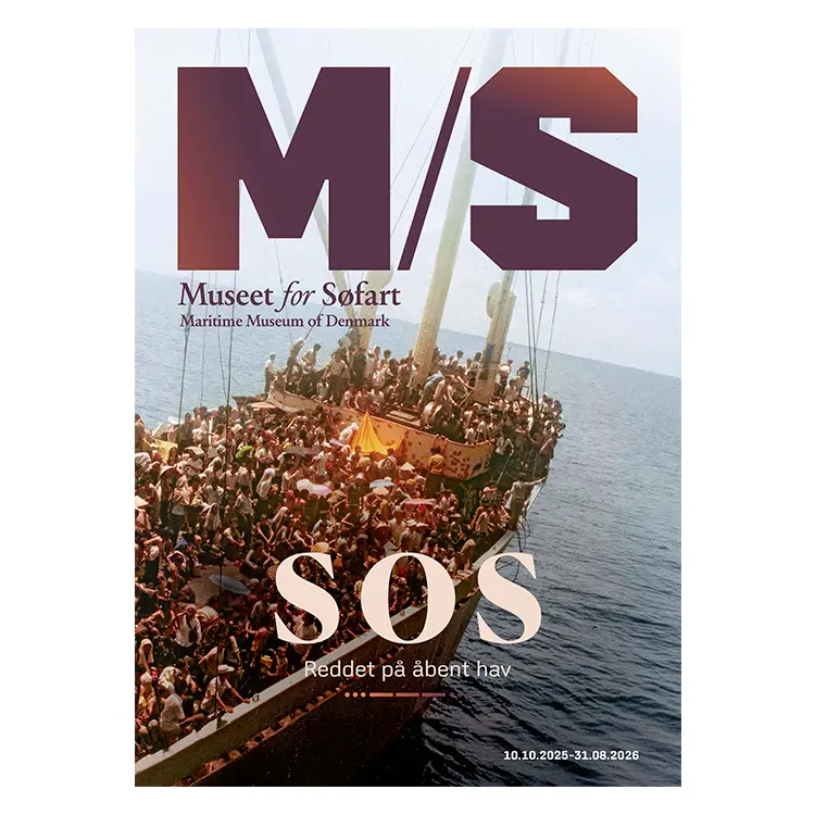 SOS - Reddet på åbent hav | Plakat | 50 x 70 cm