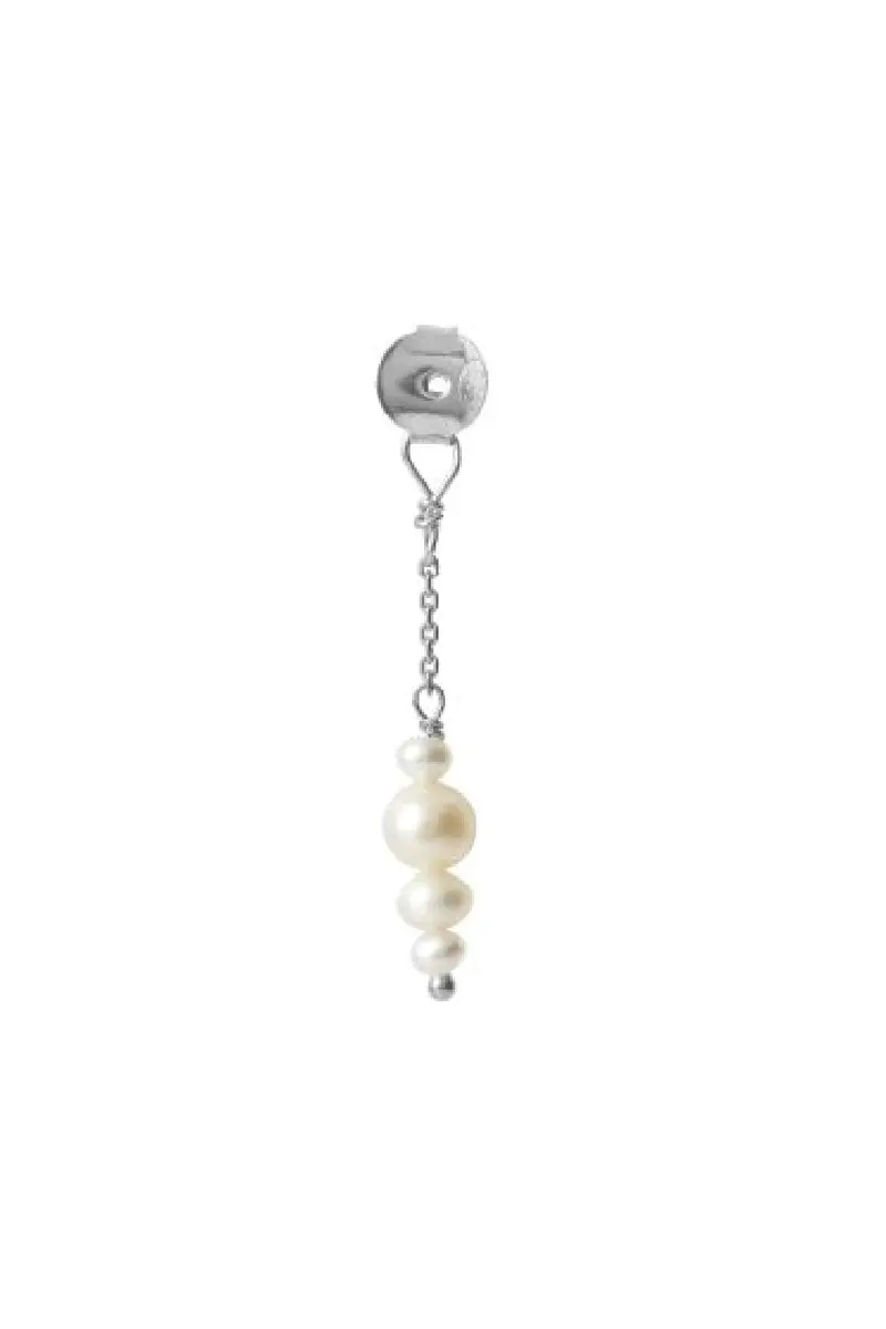 Stine A - Petit Pearl Berries Behind Ear Earring 1311-00 - Silver