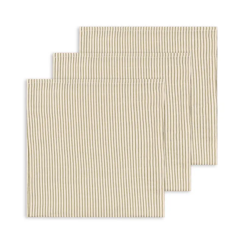 Stofbleer, 3-pak, tea stripe