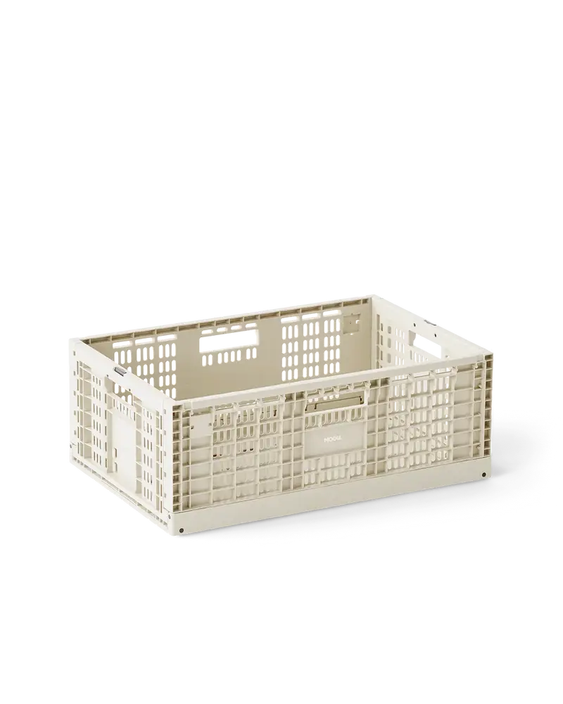 STORAGE CRATE sand grey