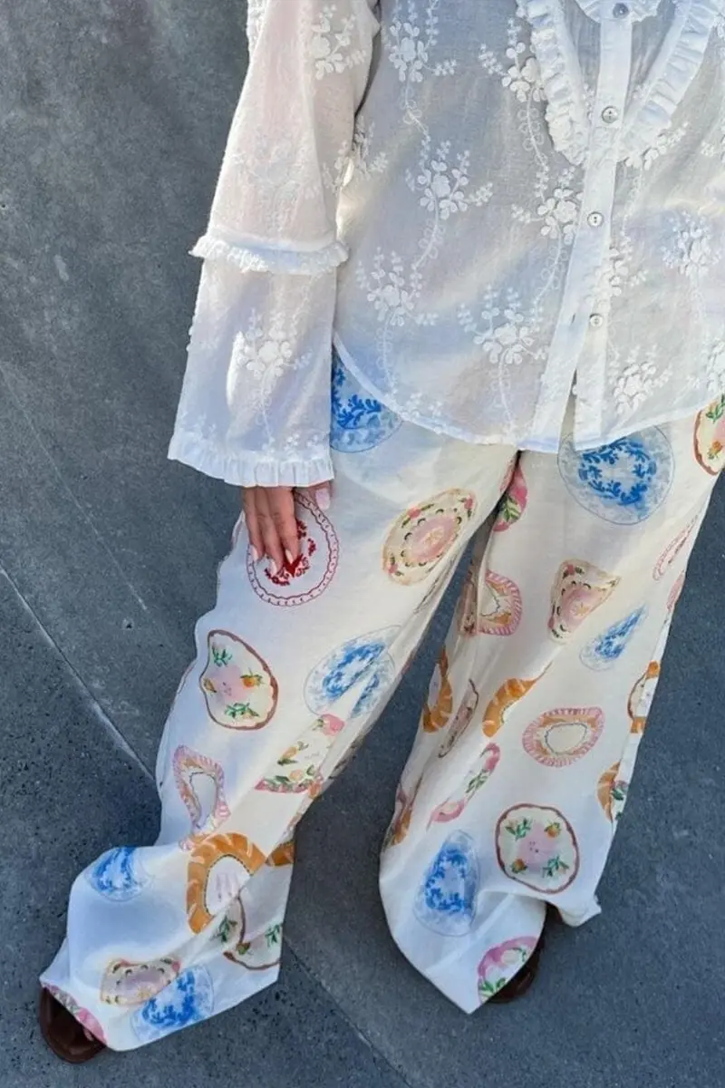 Stories From The Atelier By Copenhagen Shoes - The Palm Pants CC8122 - 440 - Multi Print