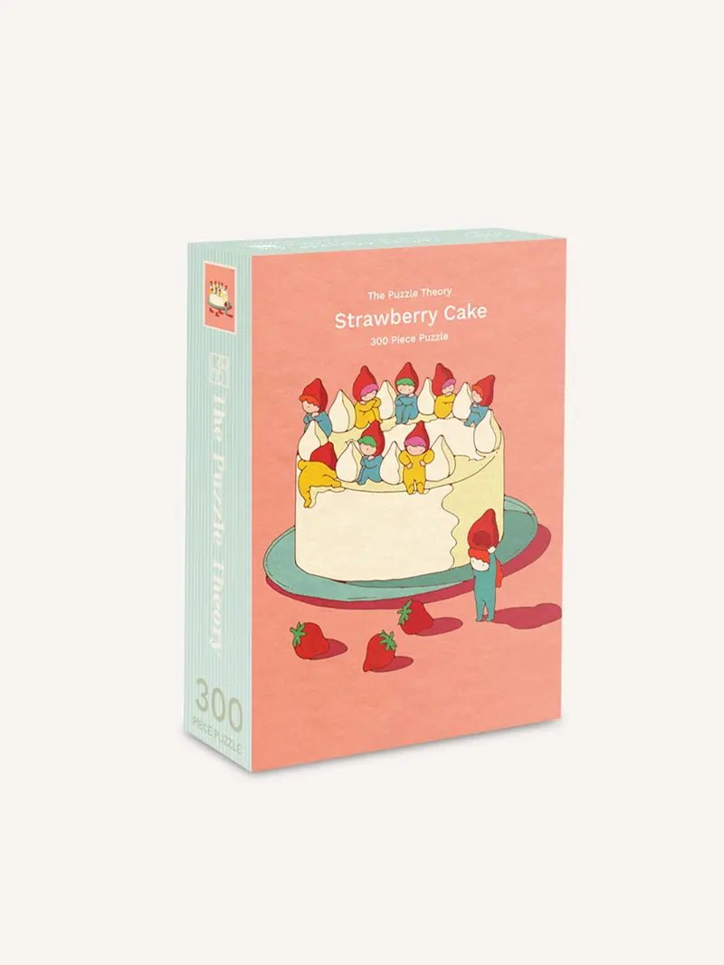 Strawberry Cake puslespil med 300 brikker fra The Puzzle Theory