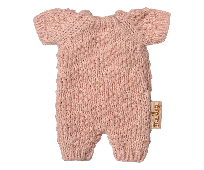 Strikket dragt til kaniner, Rosa