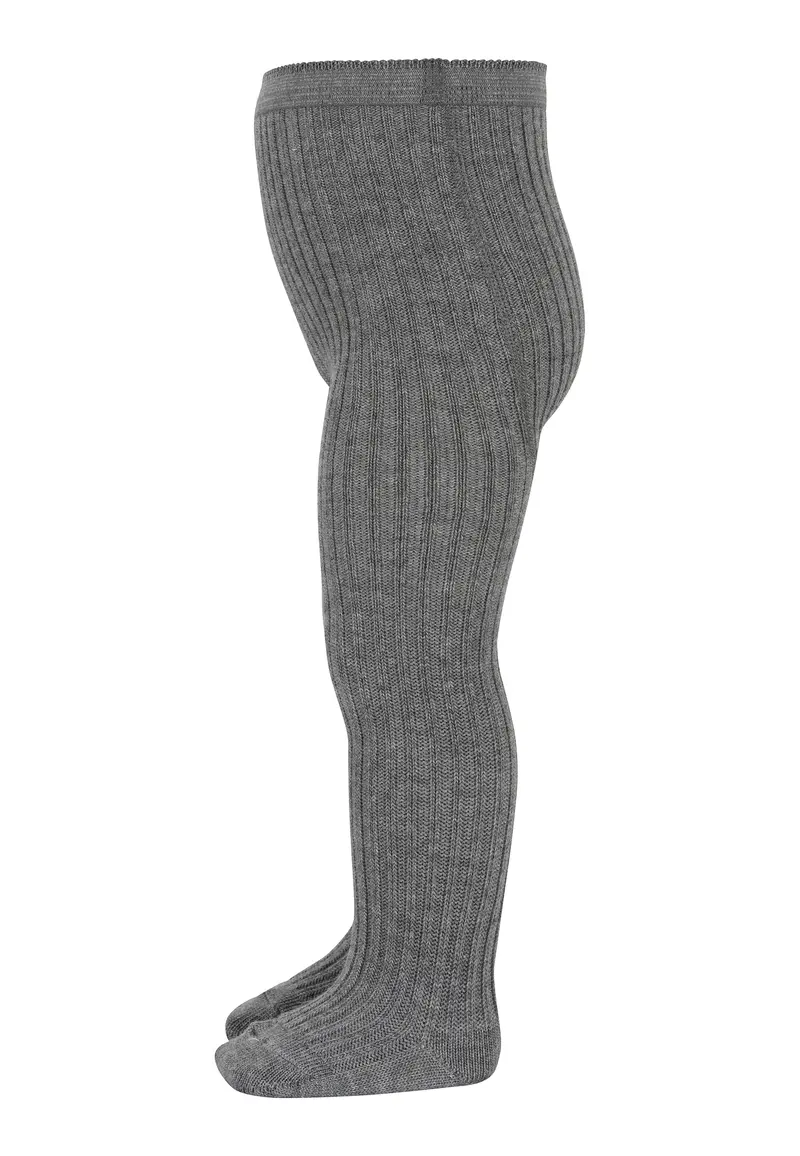 Strømpebukser, uld, grey melange