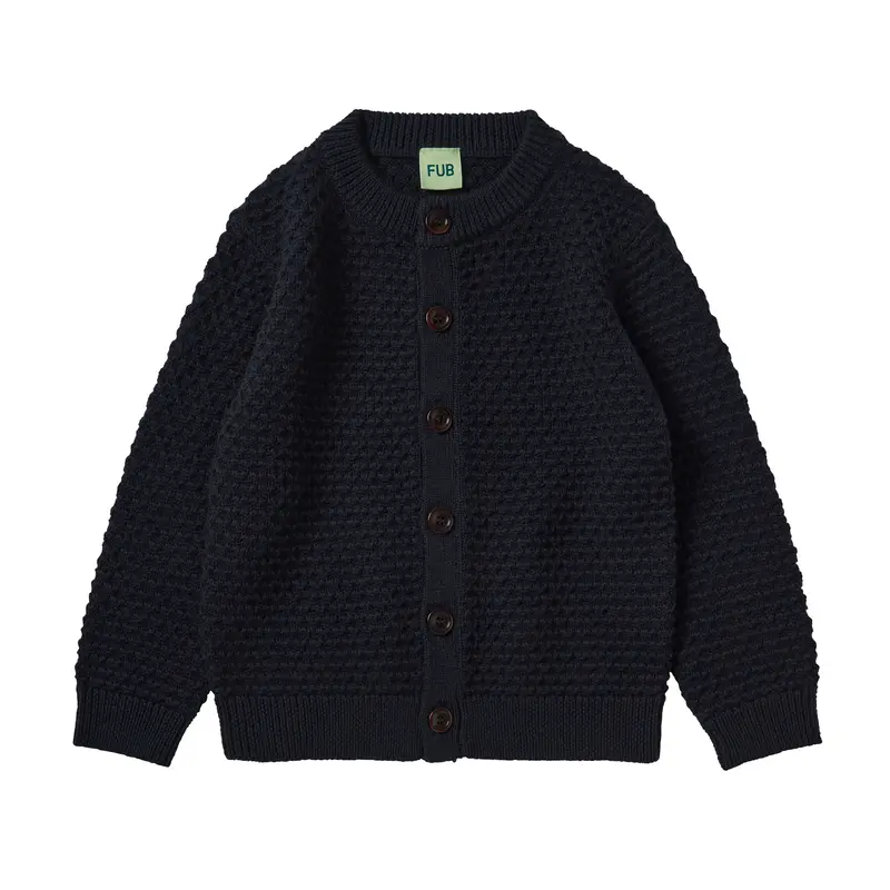 Structure cardigan, dark navy