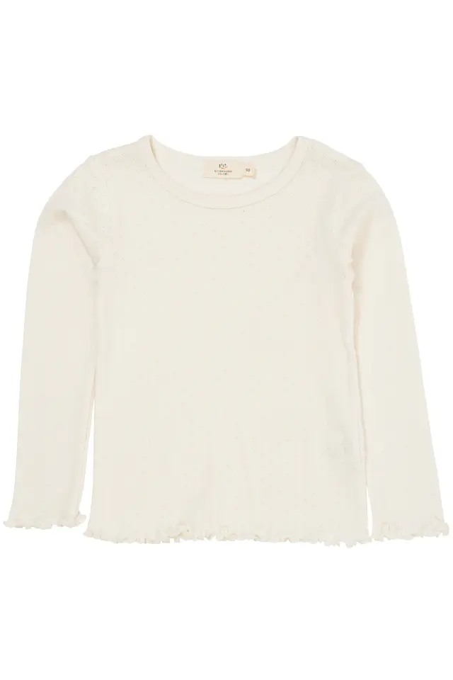 Summer Pointelle LS - Cream