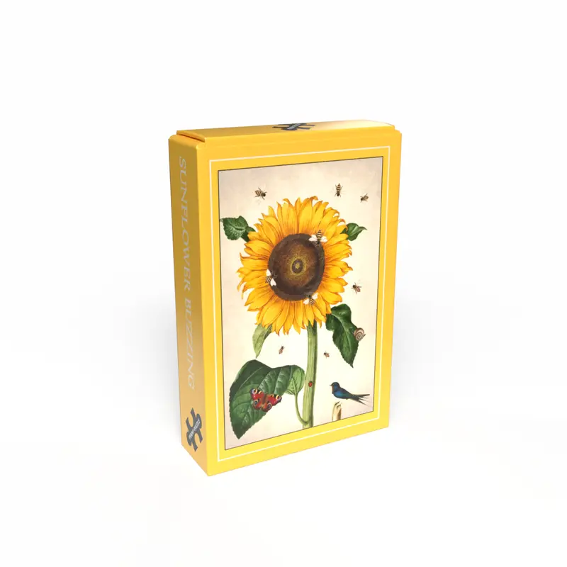 Sunflower Buzzing minipuslespil med 99 brikker fra Penny Puzzle