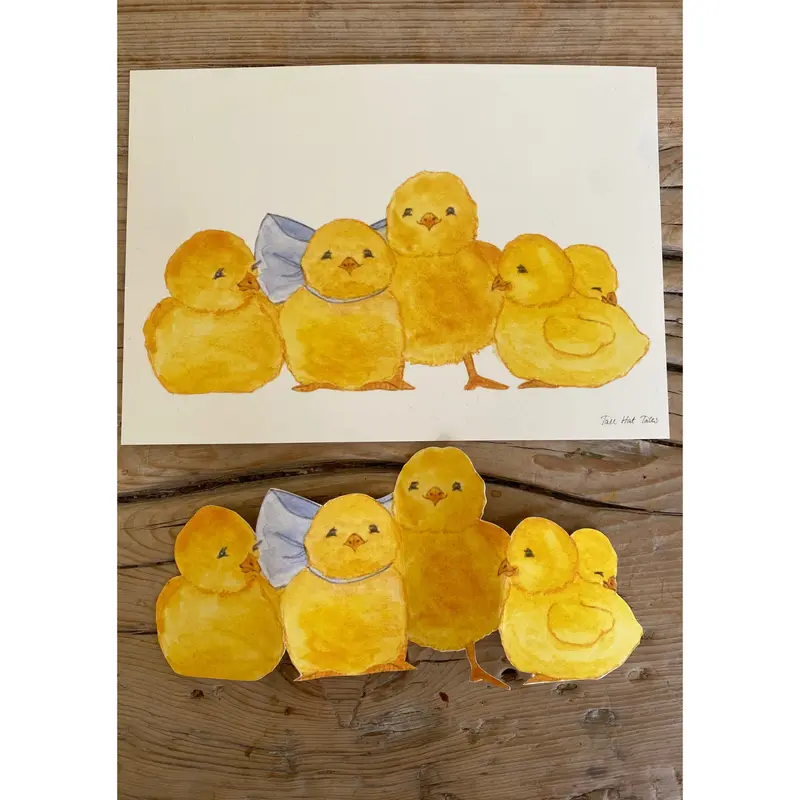 Tall Hat Tales - Hand-painted Chicken Chicks