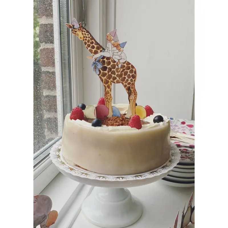 Tall Hat Tales - Hand-painted Giraffe