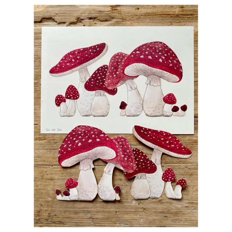 Tall Hat Tales - Hand-painted The Fly Agaric