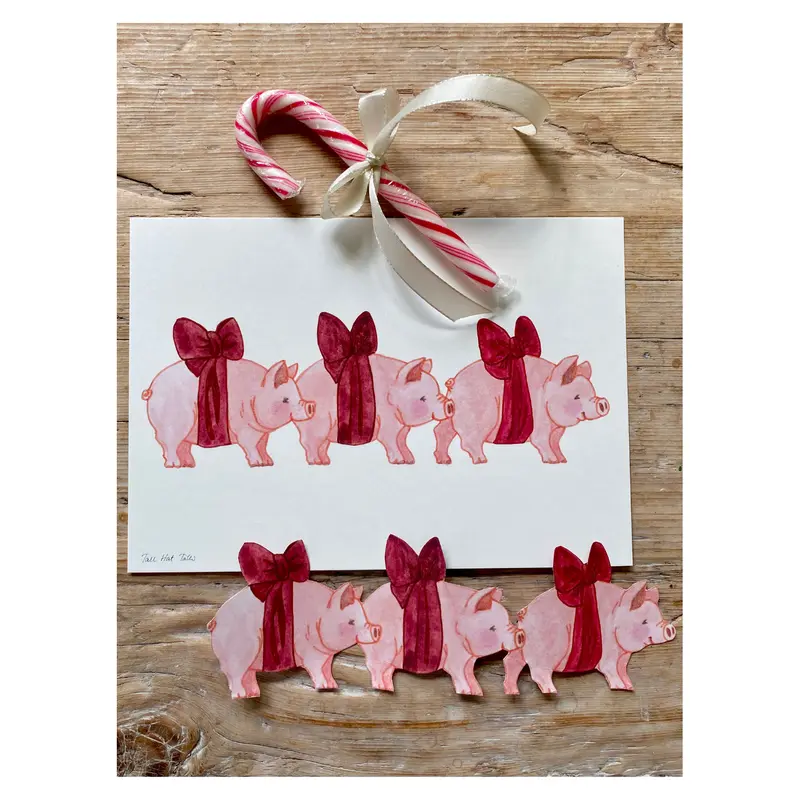 Tall Hat Tales - Hand-painted The Piggies