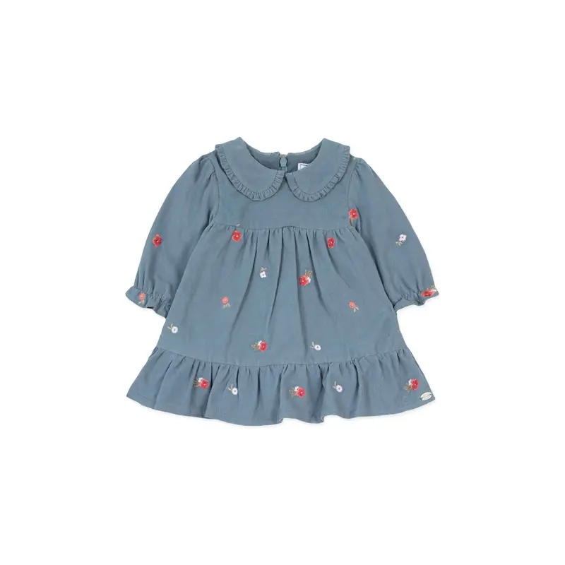 Tartine et Chocolat Corduroy Dress - Blue