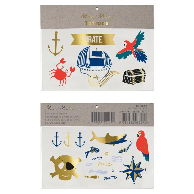 Tattoos, pirate & bounty