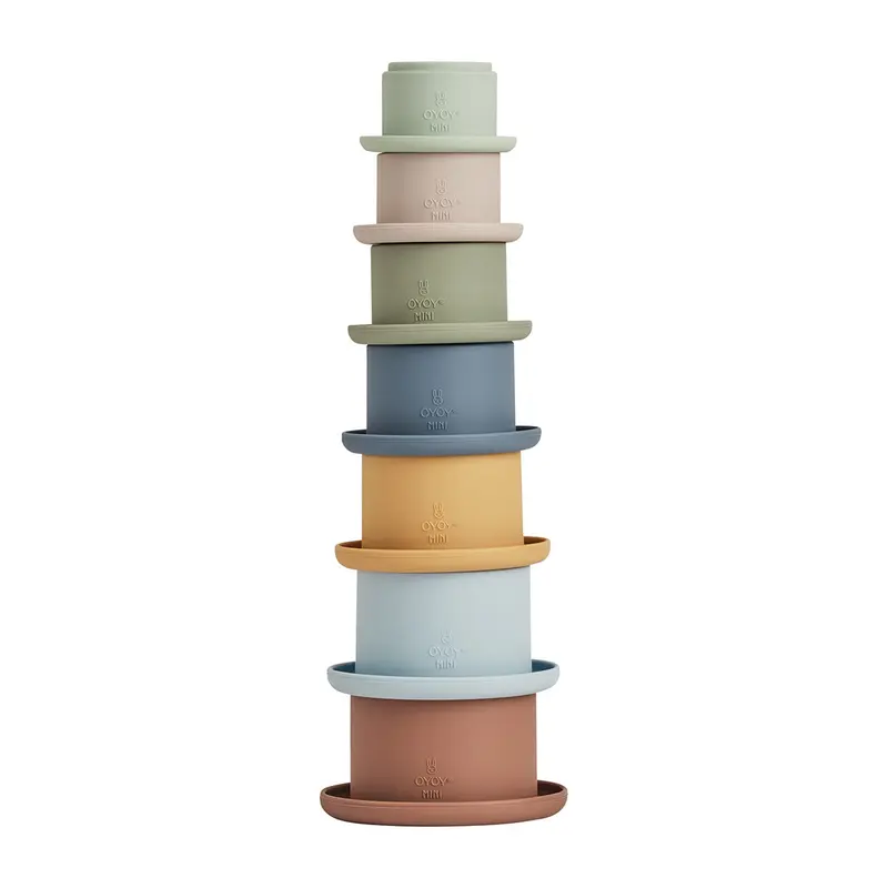Tawa silikone stablekopper / Caramel & blue