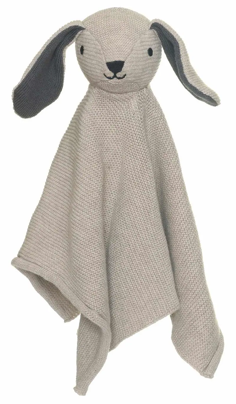 Teddy Baby - Nusseklud Strikket, Hund, 28 cm