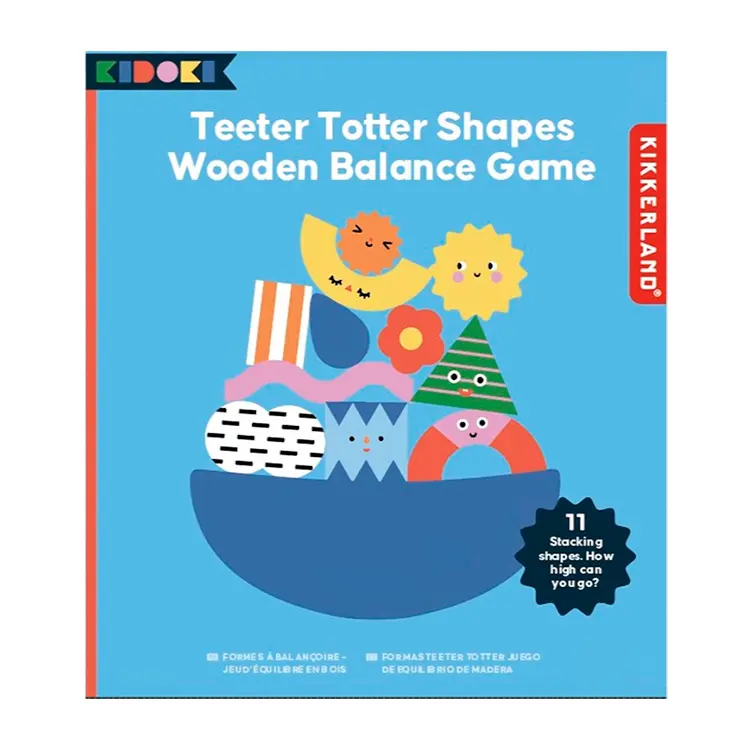 Teeter Totter Shapes Wooden Balance Game | Spil