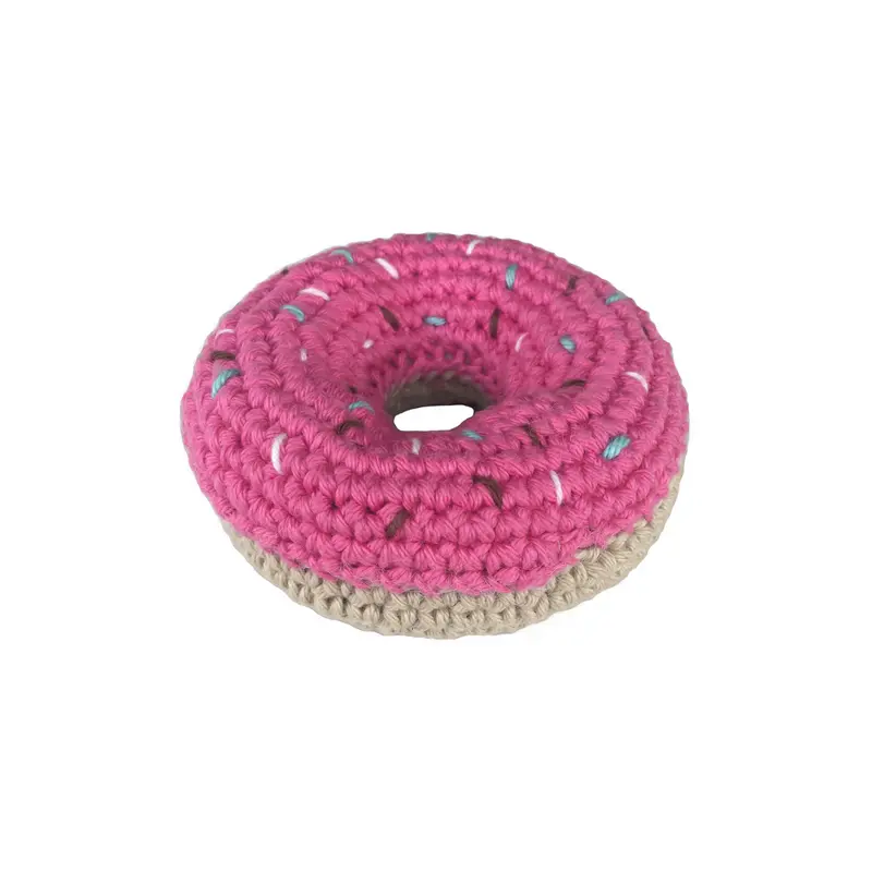 Teether | Donut Hot Pink Sprinkle