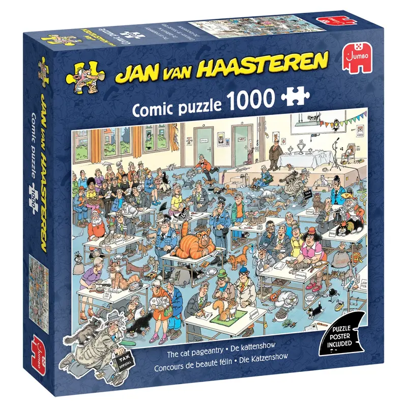 The Cat Pagentry! Jan van Haasteren 1000 brikker