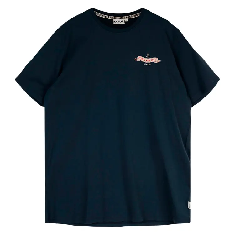 The Smoking Salmon Back T-shirt | Kortærmet T-shirt | Unisex | Bomuld