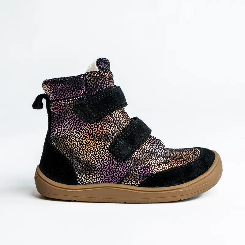 Theo Rainbow Glitter Barfodsvinterstøvle