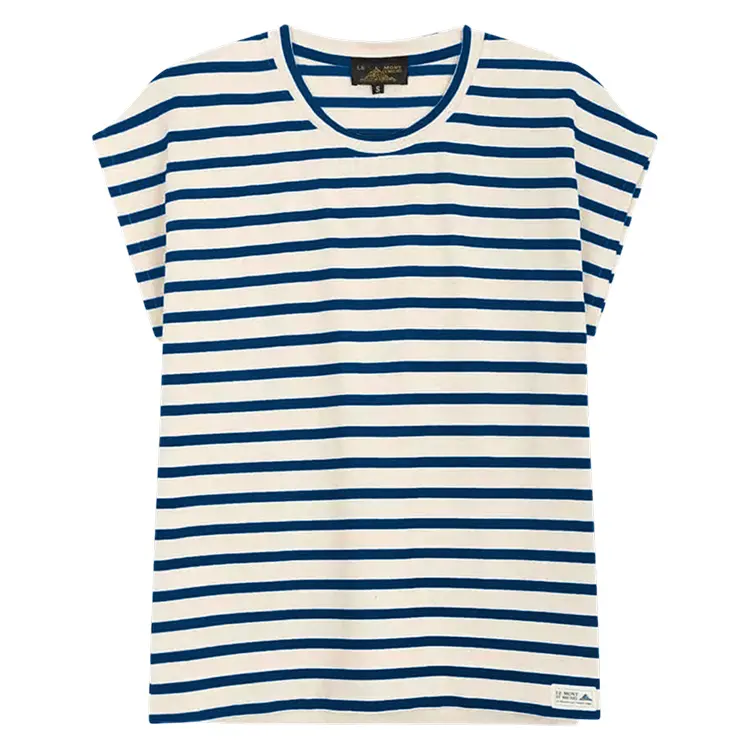 Theoxane Breton-Striped Top | T-shirt | Dame | Bomuld