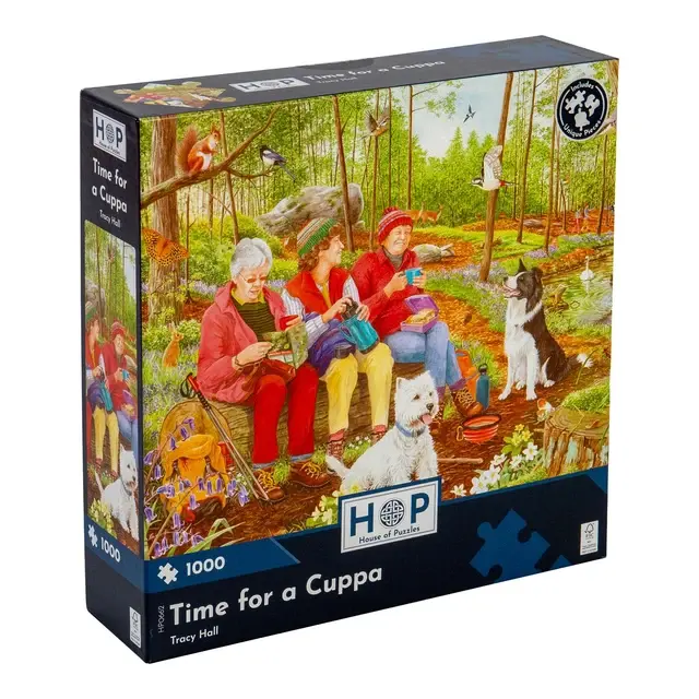 Time for a Cuppa 1000 brikker puslespil fra House of Puzzles