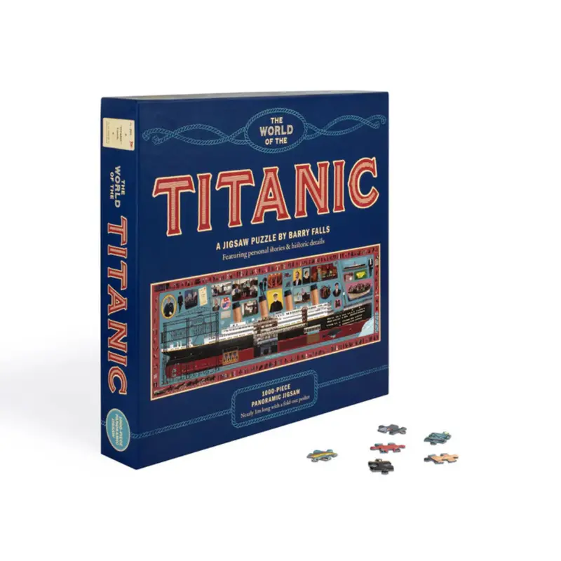 Titanic puslespil med 1000 brikker fra Laurence King